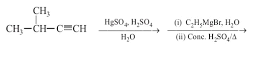 Reactions of alkynes