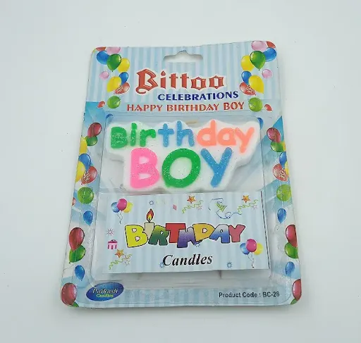 Birthday Boy Candle