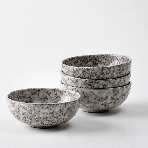 Title 1, Snowflake Glaze Bowl Home Creative Ceramic Sala...