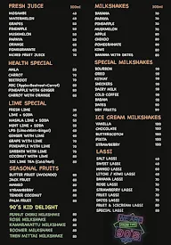 90's Kid Juice & Cafe Bar menu 1