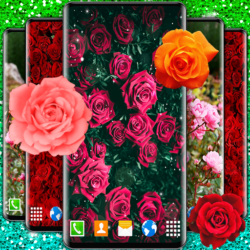 Red Rose ? Diamond Shine Live Wallpaper