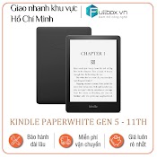 [Mã 1212Elsale0 Giảm 5% Đơn 400K] Máy Đọc Sách Kindle Paperwhite 5 11Th Màn Hình Lớn 6.8 Inch Chống Nước