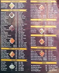 Royal Kitchen menu 1