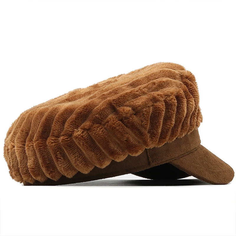 Title 3, Chapeau simple tendance en peluche rétro pour f...