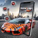 Herunterladen Fancy Orange Car Theme Installieren Sie Neueste APK Downloader