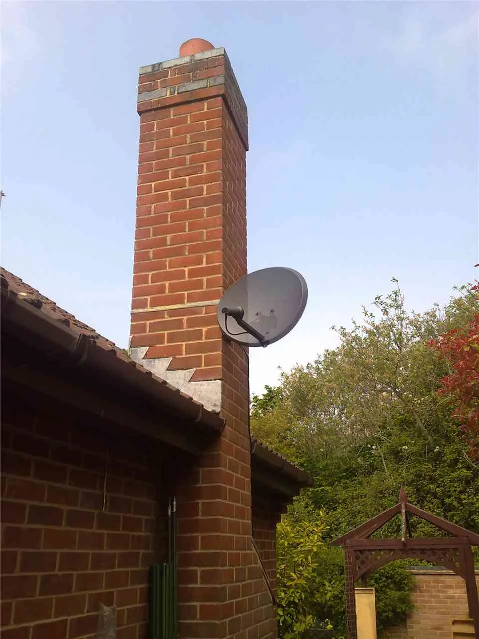 Freesat dish installed