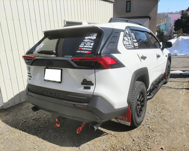 RAV4のRAV4乗りさんと繋がりたい・いつもコメントいいねありがとうございます🙇・外装夏仕様・事後購入パーツ取り付けに関するカスタム事例の投稿画像7枚目