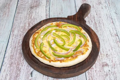 Capsicum And Onion Pizza