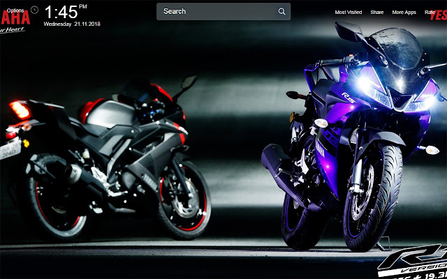 Yamaha YZF Wallpapers Theme New Tab