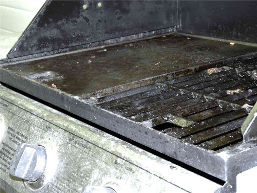 Before BBQ clean