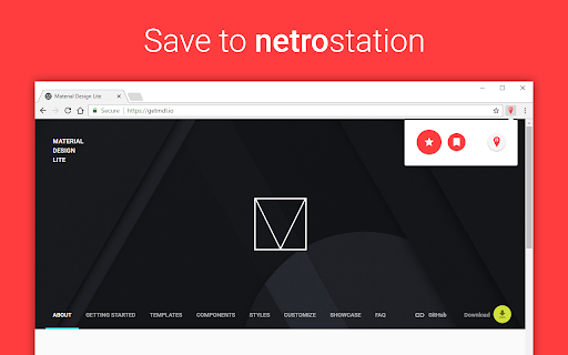 Save to netroStation