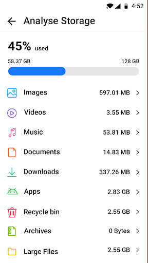 Screenshot File Manager - File Explorer