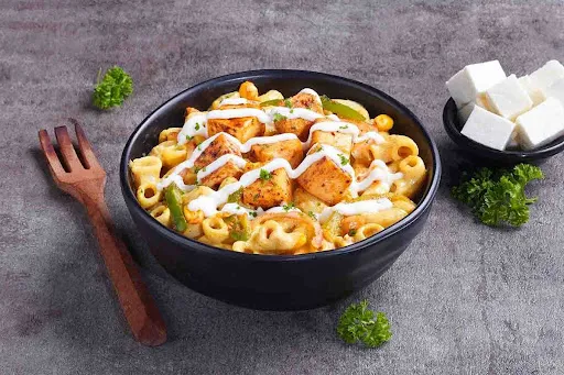 Paneer Tikka Mac & Cheese Pasta Bowl