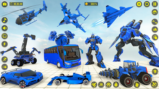 Screenshot Bus Robot Car Game: Robot Game