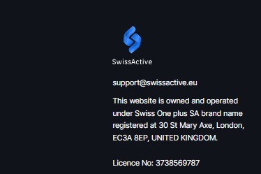 SwissActive scam broker review