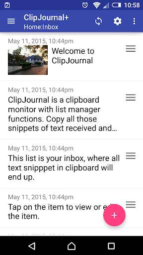 Clipboard Journal + No Sync