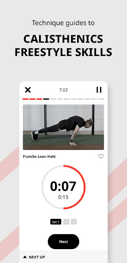 Screenshot WSWCF Workout App