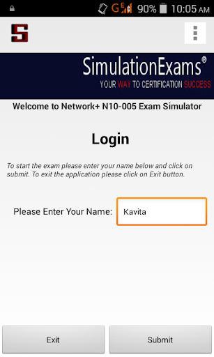 Network+ Exam Simulator