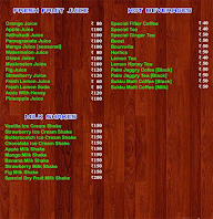 Jothi Vilas menu 1