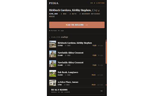 Piega — Property Intelligence screenshot 1