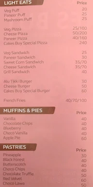 Cakes Buy menu 8