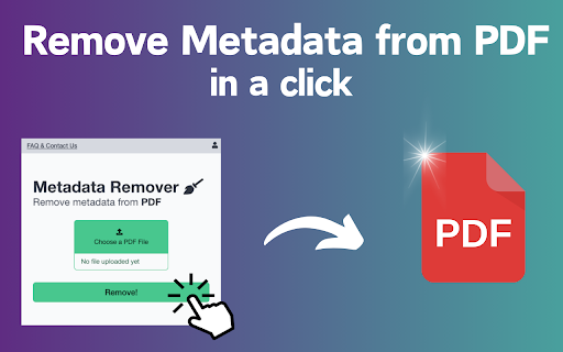 Remove Metadata from PDF