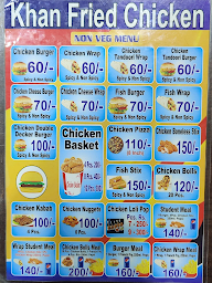 Khan Fried Chicken menu 1