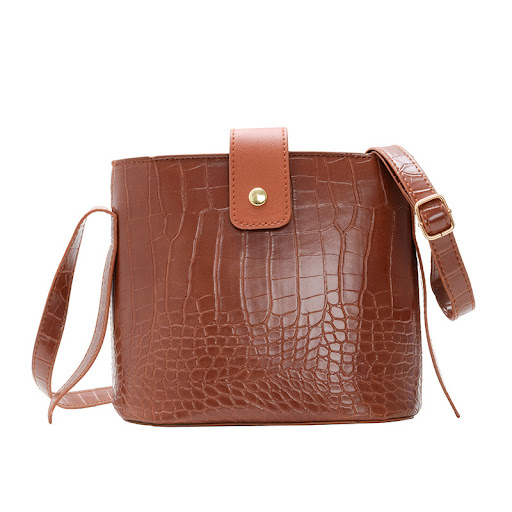 Title 2, New Textured Bucket Bag Women All-Match Stylish...