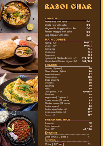 Rasoi Ghar menu 