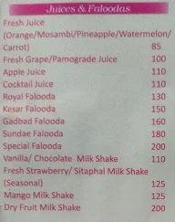 Goragandhi Juice Corner & Veg World menu 1