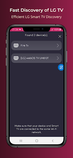 Screenshot LG Universal TV Remote