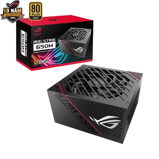 Nguồn máy tính ASUS Rog Strix 650W - 650W - 80 Plus Gold - Full Modular (ROG-STRIX-650G)