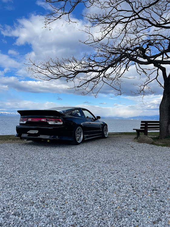 180SXの琵琶湖・あのベンチ・2023ベストショット12月・雪・ドライブに関するカスタム事例の投稿画像2枚目