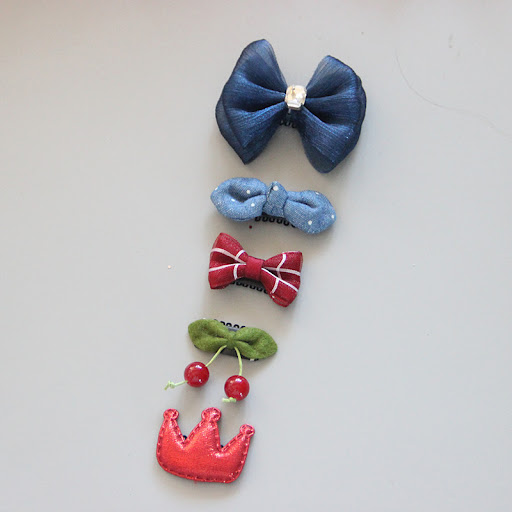 Title 16, Baby princess headdress five-piece set with hai...