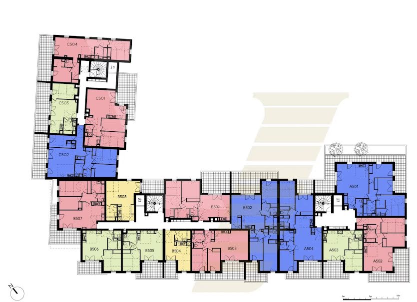 Vente appartement 1 pièce 29.16 m² à Beziers (34500), 120 621 €