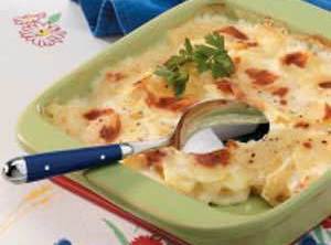 Scalloped Potatoes with ham