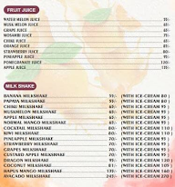 Ohh My Juice menu 1