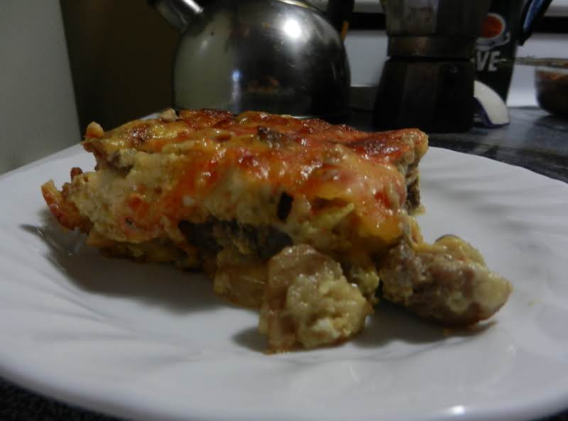 New Year's Steak N Eggs Casserole