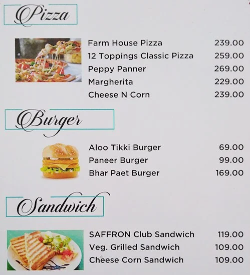 Daawat Restaurant menu 