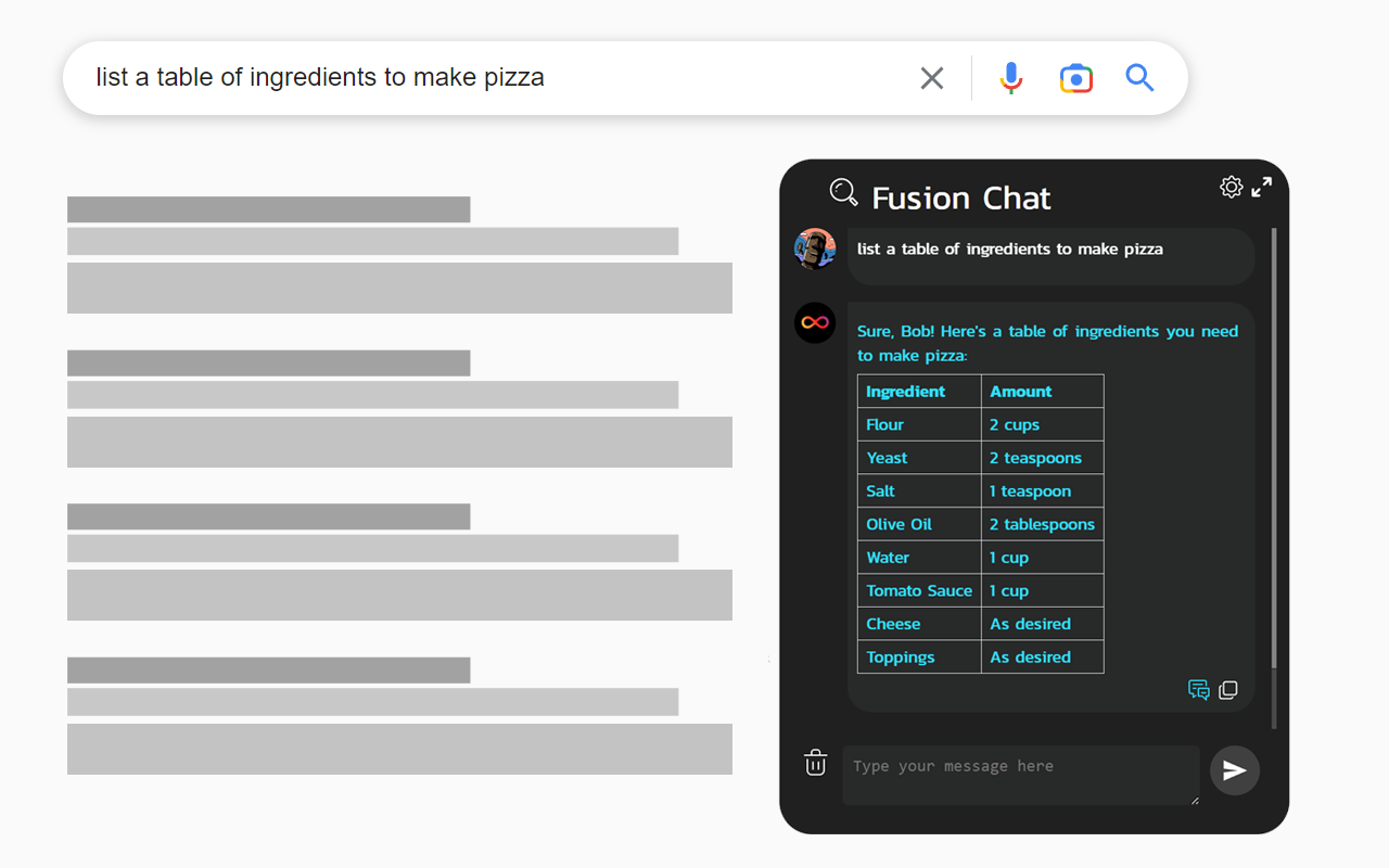 Fusion Chat - ChatGPT4 for Search and Docs Preview image 2