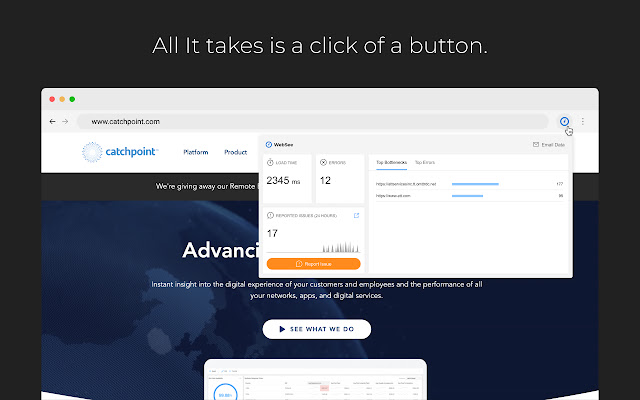 WebSee - Catchpoint User Experience chrome extension