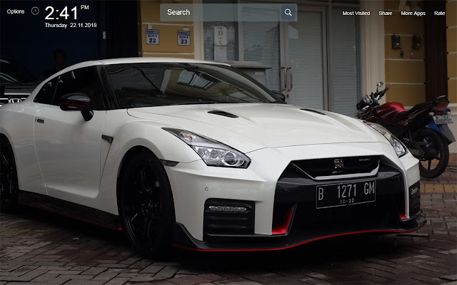 Nissan GTR Cars Wallpapers Theme New Tab