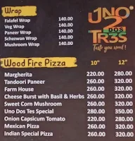 Uno Dos Tres menu 1