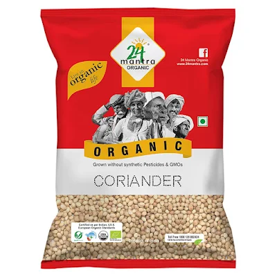 24 Mantra Organic Coriander Seeds 100 Gm