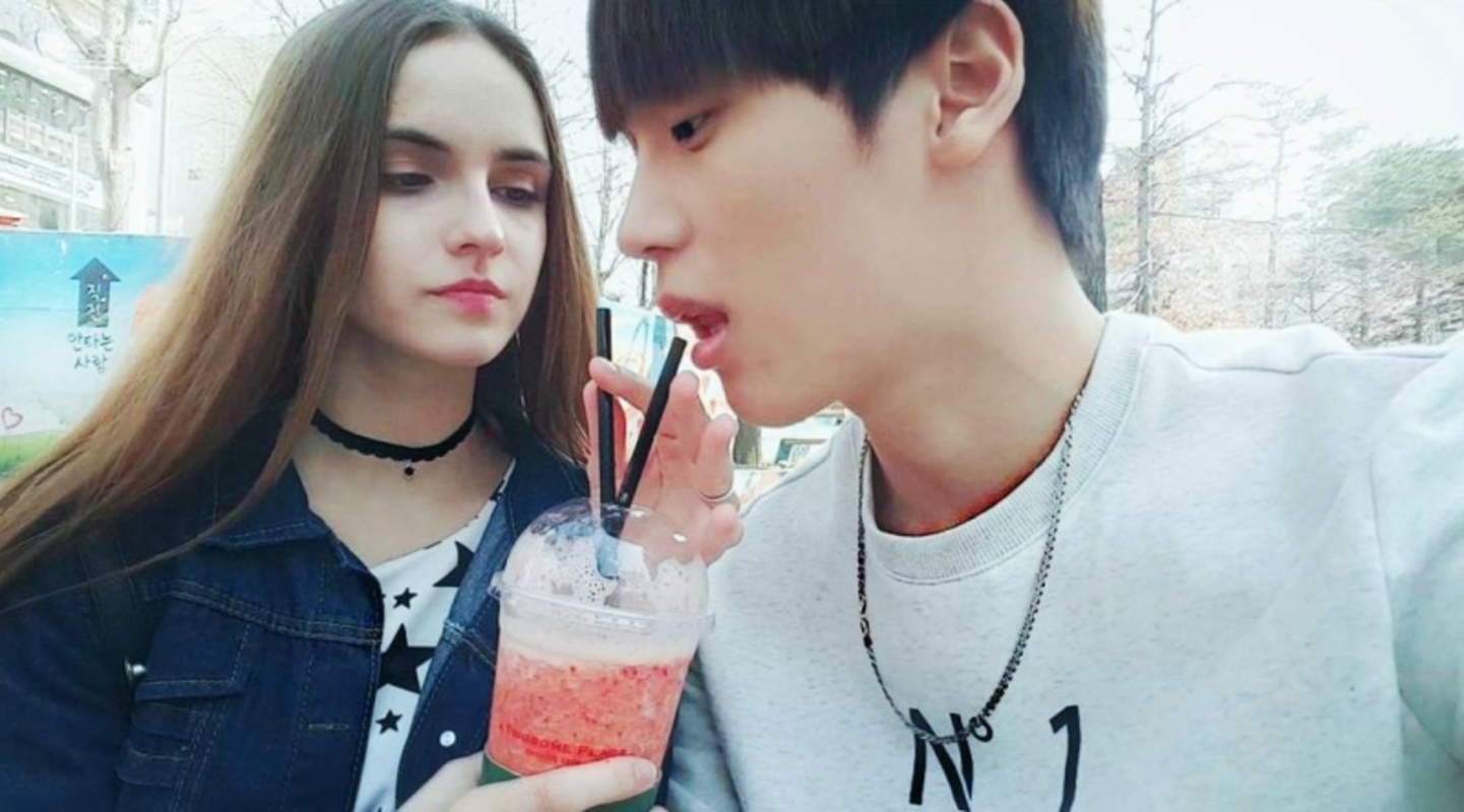 Meet International Couple A Russian Girl And A Korea