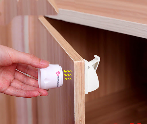 Title 1, Multifunctional Safety Lock for Drawers, Cabine...