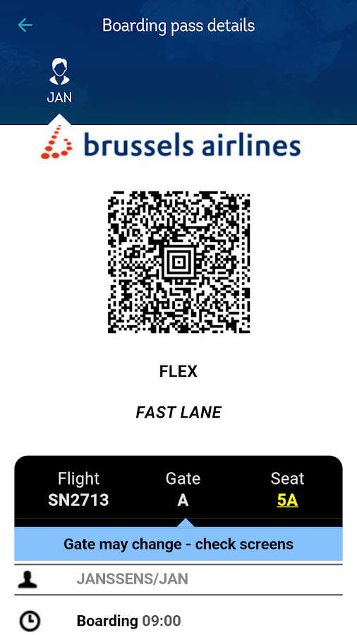 travel id brussels airlines