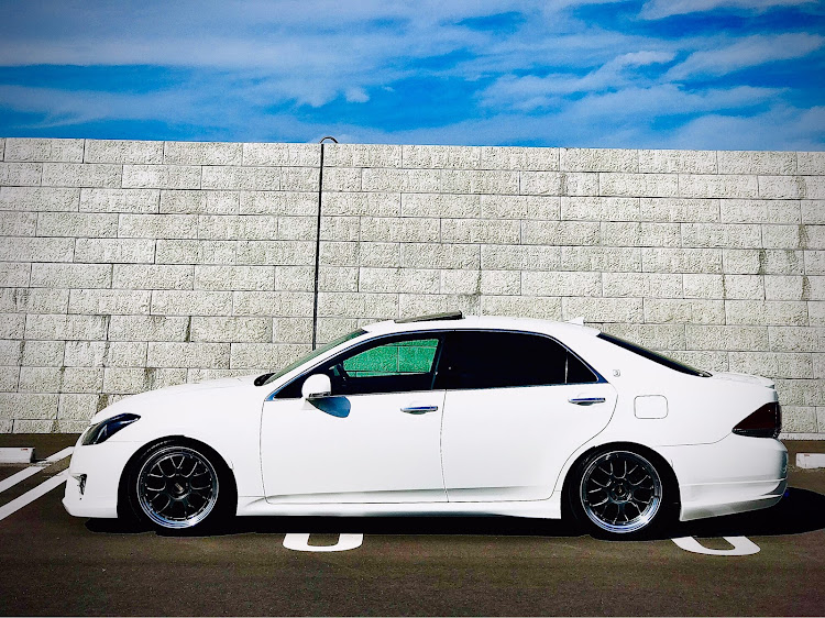 クラウンアスリートの宮城県・梅雨入り・青い空レーシング・BBS Lovers・仙台仕様に関するカスタム事例の投稿画像1枚目