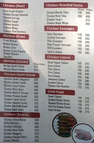 Carnivore menu 1