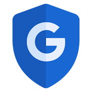 Scudo di sicurezza blu a punta con al centro il logo di Google con la G maiuscola.